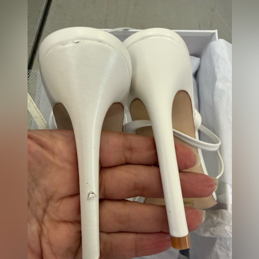 RAYE Bubbly Heel in Ivory - Picture 9 of 9